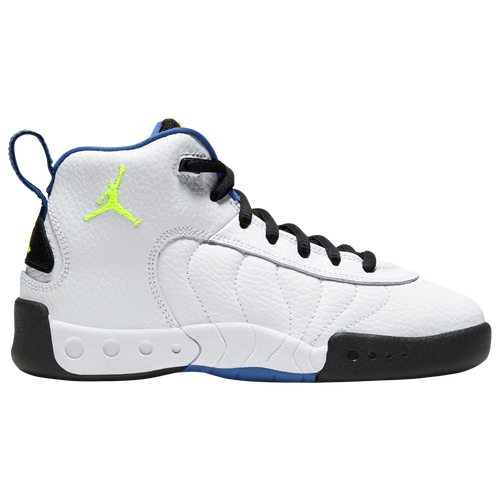 Jordan Boys Jordan Jumpman Pro - Boys' Preschool Shoes White/Volt Size 02.0