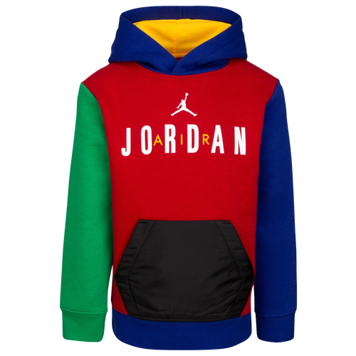 Jordan Boys Jordan Legacy of Sport Pullover Hoodie - Boys' Preschool Multi Color/Black/White Size 7