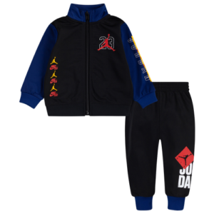 Jordan Boys Jordan Tricot Set - Boys' Infant Black/Blue Size 24MO