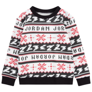 Jordan Boys Jordan Ugly X-Mas Sweater - Boys' Grade School Black/Red Size M