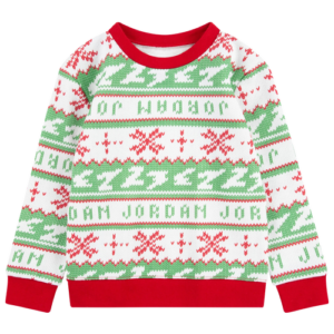 Jordan Boys Jordan Ugly X-Mas Sweater - Boys' Grade School Red/Green Size M