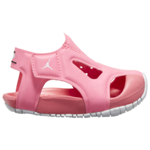 Jordan Girls Jordan Flare Sandal - Girls' Infant Shoes Pink/White Size 07.0