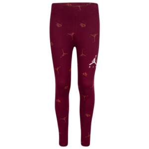 Jordan Girls Jordan Jumpman Luxe Court Legging - Girls' Grade School Maroon/Red Size XL