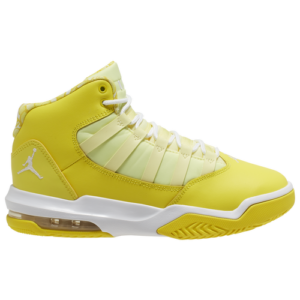 Jordan Girls Jordan Max Aura - Girls' Grade School Shoes Dynamic Yellow/White/Citron Tint Size 04.0