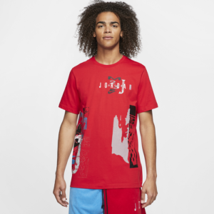 Jordan Mens Jordan DNA Sport T-Shirt - Mens Univeristy Red/Gray Size S