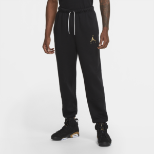 Jordan Mens Jordan Jumpman Air Fleece Pants - Mens Black/Black/Black Size XXL