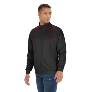 Jordan Mens Jordan Jumpman Air Suit Jacket - Mens Black/Gym Red Size XL