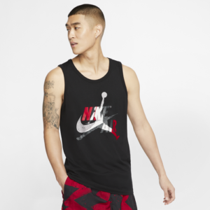 Jordan Mens Jordan Jumpman Classics Tank - Mens Black/Red Size XXL