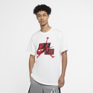 Jordan Mens Jordan Jumpman HBR T-Shirt - Mens White/Red/Blue Size XXL