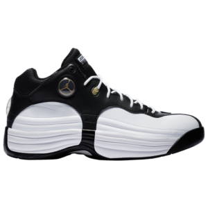 Jordan Mens Jordan Jumpman Team 1 - Mens Basketball Shoes White/Black/Metallic Gold Size 08.0