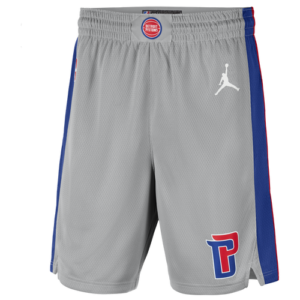 Jordan Mens Jordan NBA Statement Shorts - Mens Silver/Red/Blue Size L