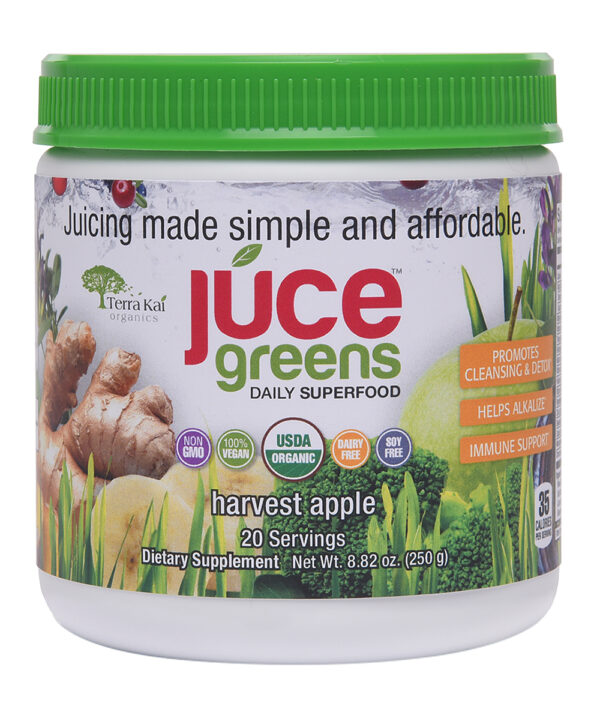 Juce Drink Mixes - Juce Greens Harvest Apple Dietary Supplement Drink Mix