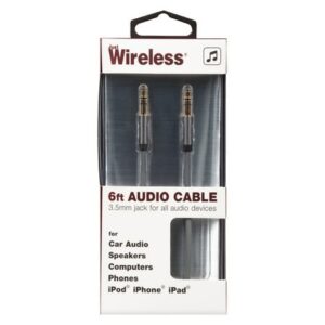 Just Wireless Auxiliary Cable 6 foot - 1.0 ea