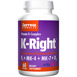 K-Right Vitamin K Complex + MK-4 & MK-7 (60 Softgels)