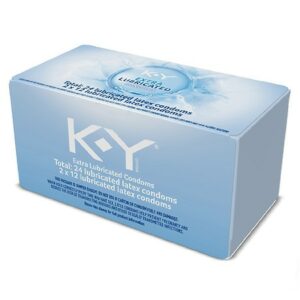 K-Y Extra Lubricated Condom - 24.0 ea