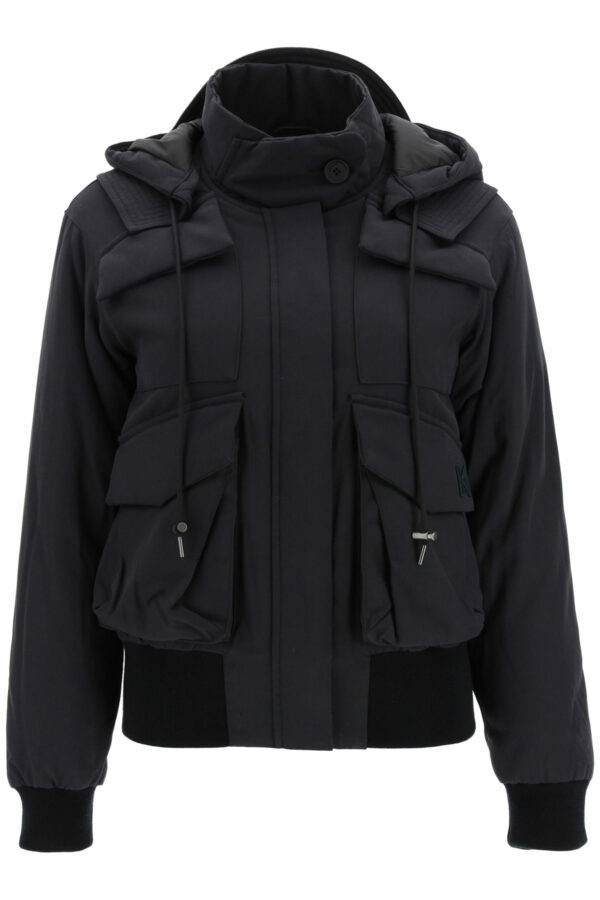 KENZO NYLON JACKET S Black Technical