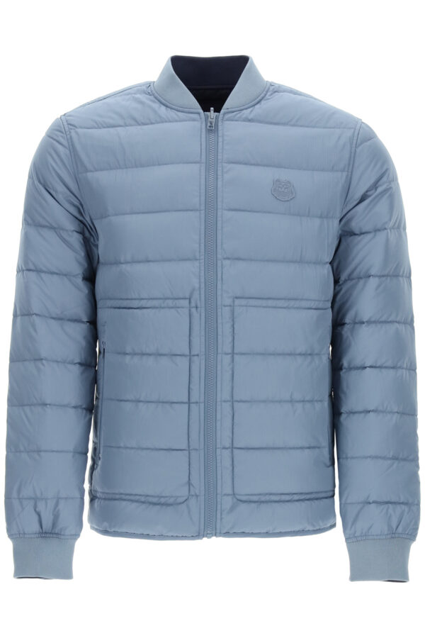 KENZO REVERSIBLE DOWN JACKET S Light blue