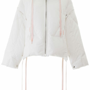 KHRISJOY KHRIS PUFFER JACKET WITH REMOVABLE SLEEVES 0 White Technical