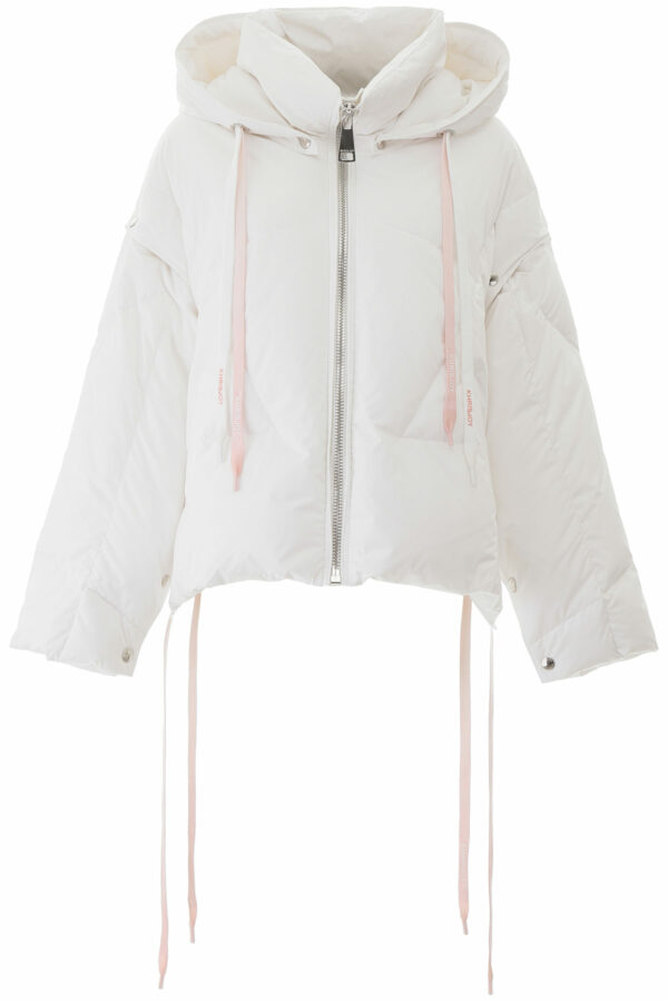 KHRISJOY KHRIS PUFFER JACKET WITH REMOVABLE SLEEVES 0 White Technical