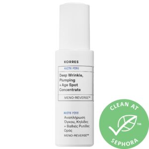 KORRES White Pine Meno-Reverse™ Deep Wrinkle, Plumping + Age Spot Concentrate 1.01 oz/ 30 mL