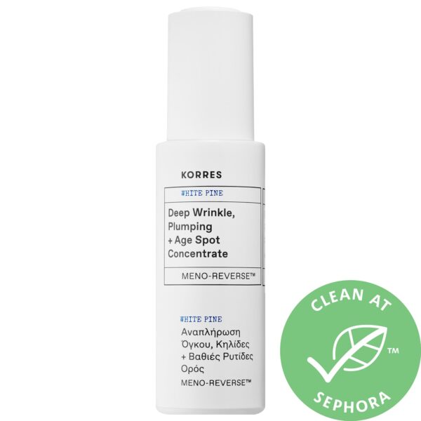 KORRES White Pine Meno-Reverse™ Deep Wrinkle, Plumping + Age Spot Concentrate 1.01 oz/ 30 mL