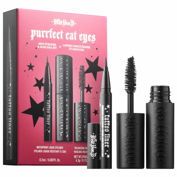 KVD Vegan Beauty Kitten Mini: Purrfect Cat Eyes Mini Mascara & Eyeliner Set