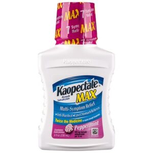 Kaopectate Max Multi-Symptom Relief for Diarrhea & Upset Stomach Relief Peppermint - 8.0 fl oz