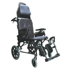 Karman 16 inch Lightweight Reclining Transport Wheelchair - 1.0 ea