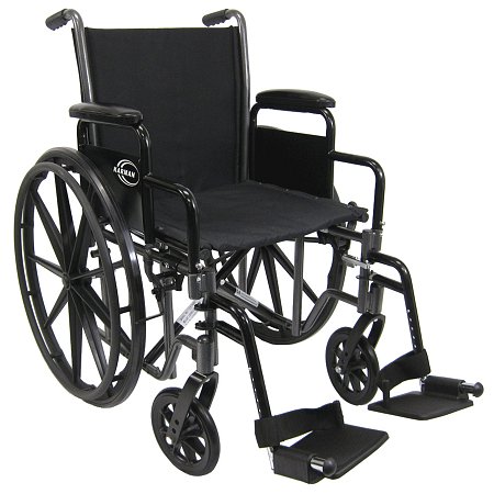 Karman 16in Lightweight Steel Wheelchair - 1.0 ea
