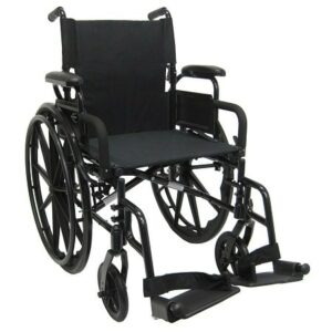 Karman 18in Seat Ultra Lightweight Wheelchair with Elevating Legrest - 1.0 ea