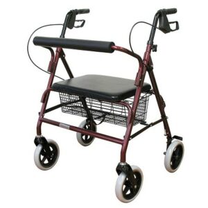 Karman Extra Wide Lightweight Rollator, Aluminum - 1.0 ea