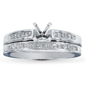 Kay 2-Piece Bridal Setting 1/3 ct tw Diamonds 14K White Gold