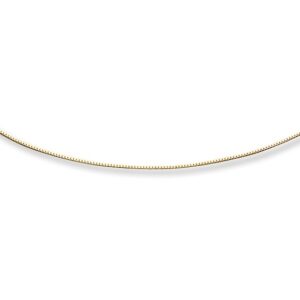 Kay Adjustable Box Chain 14K Yellow Gold 16"-20" Length