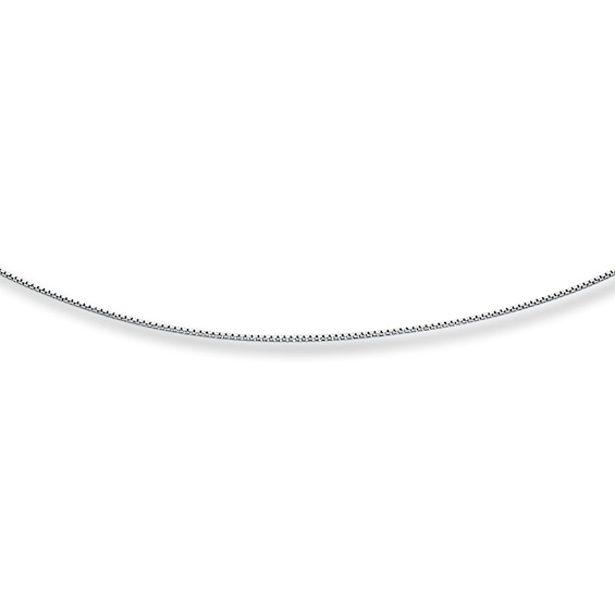 Kay Box Chain 14K White Gold 16" Length