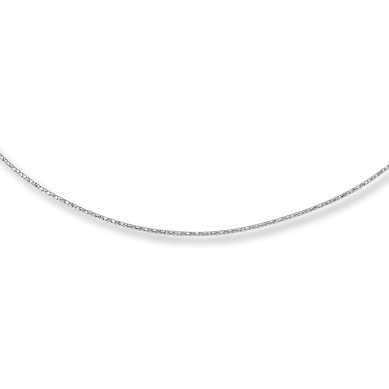 Kay Chain Necklace 14K White Gold 18" Length