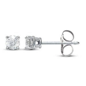 Kay Diamond Earrings 3/4 ct tw Round-cut 14K White Gold