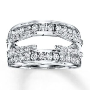 Kay Diamond Enhancer Ring 1 ct tw Round-cut 14K White Gold