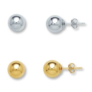 Kay Earring Set 14K Yellow Gold 14K White Gold