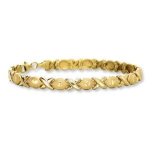 Kay "I Love You" Bracelet 10K Yellow Gold 7" Length