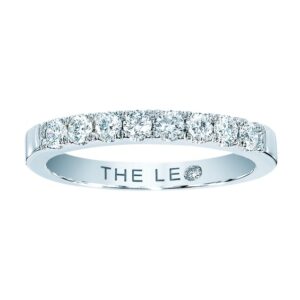 Kay Leo Diamond Anniversary Ring 3/8 ct tw Round-cut 14K White Gold