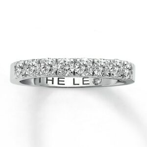 Kay Leo Diamond Band 1-1/2 ct tw Round-cut 14K White Gold