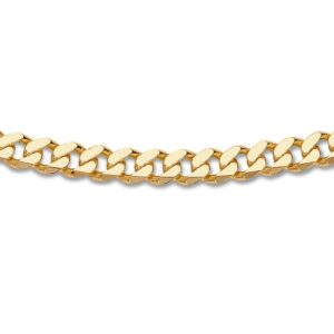 Kay Men's Curb Link Bracelet 14K Yellow Gold 8.75" Length