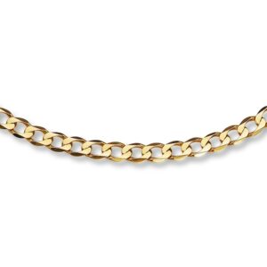 Kay Men's Curb Link Necklace 10K Yellow Gold 20" Length