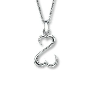 Kay Open Hearts Necklace Sterling Silver