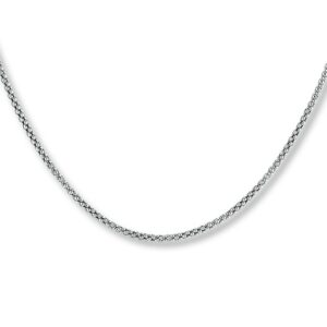 Kay Popcorn Chain Sterling Silver 20" Length