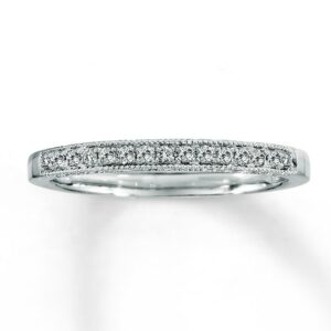 Kay Previously Owned Band 1/8 ct tw Diamonds 14K White Gold