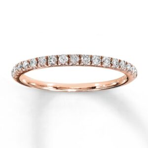 Kay Previously Owned Diamond Band 1/4 ct tw 10K Rose Gold