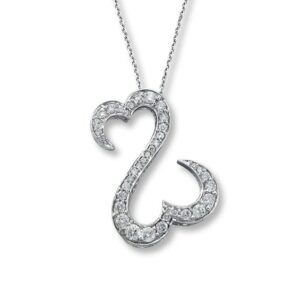 Kay Previously Owned Diamond Necklace 1 ct tw 14K White Gold