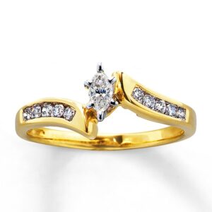 Kay Previously Owned Diamond Ring 1/3 ct tw 14K Yellow Gold