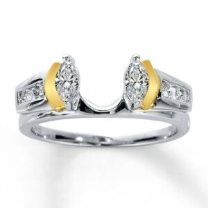 Kay Previously Owned Enhancer 1/2 ct tw Marquise/Round 14K Gold